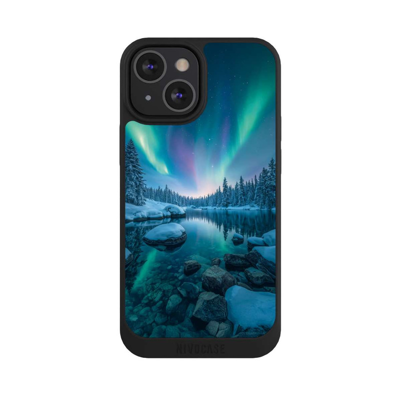iPhone 13 Mini NIVOpure Nordlichter Glühen mit KI