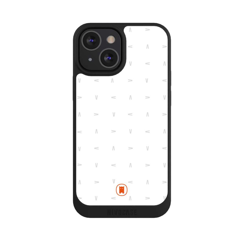 iPhone 13 Mini NIVOpure Nivocase Muster Weiss Grau