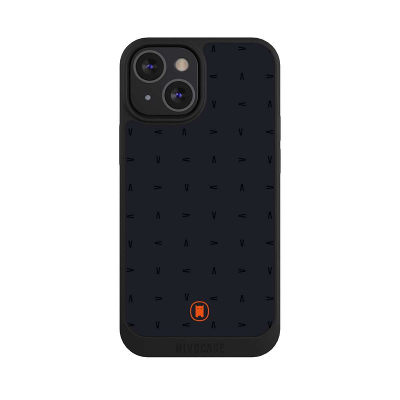 iPhone 13 Mini NIVOpure Nivocase Muster Dunkelgrau