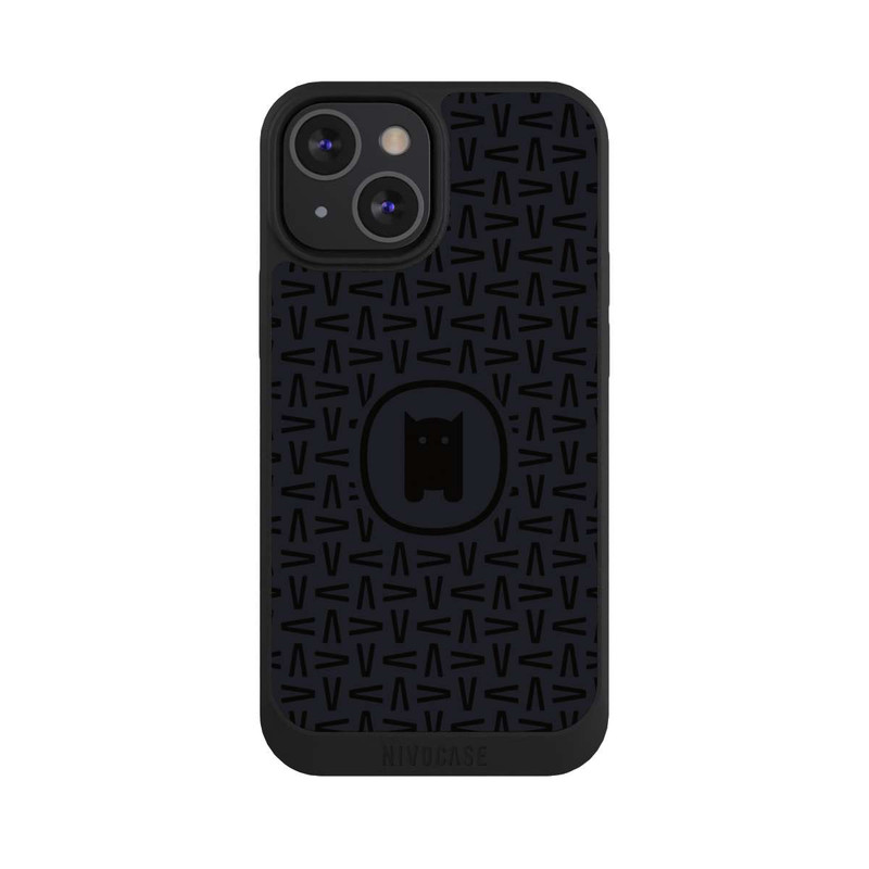 iPhone 13 Mini NIVOpure Nivocase Muster Schwarz Grau