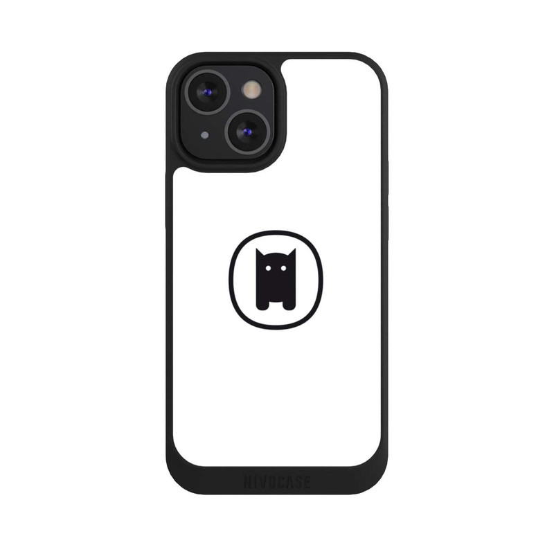 iPhone 13 Mini NIVOpure Nivocase Logo Weiss