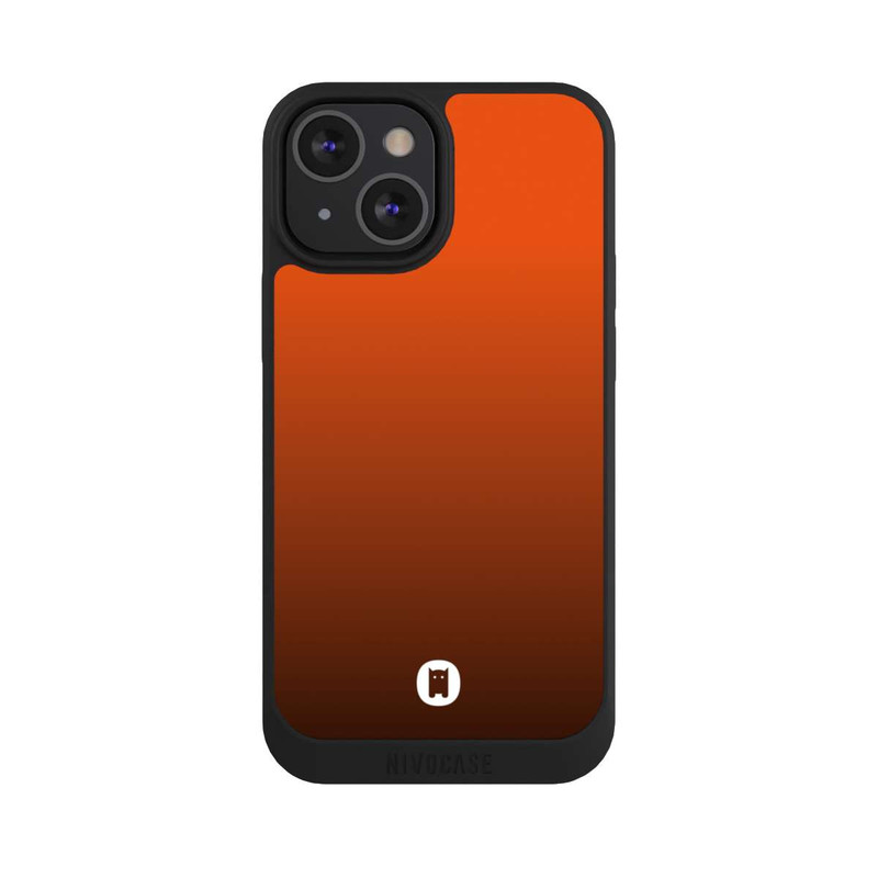 iPhone 13 Mini NIVOpure Nivocase Farbverlauf Orange Schwarz