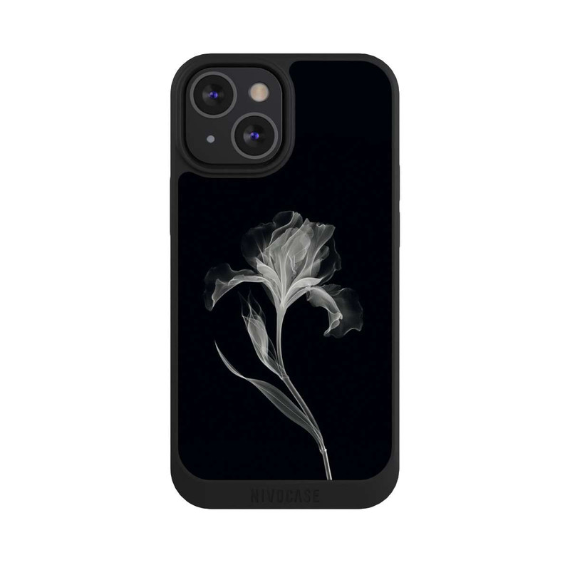 iPhone 13 Mini NIVOpure Dunkle Blume Inverse Farben mit KI