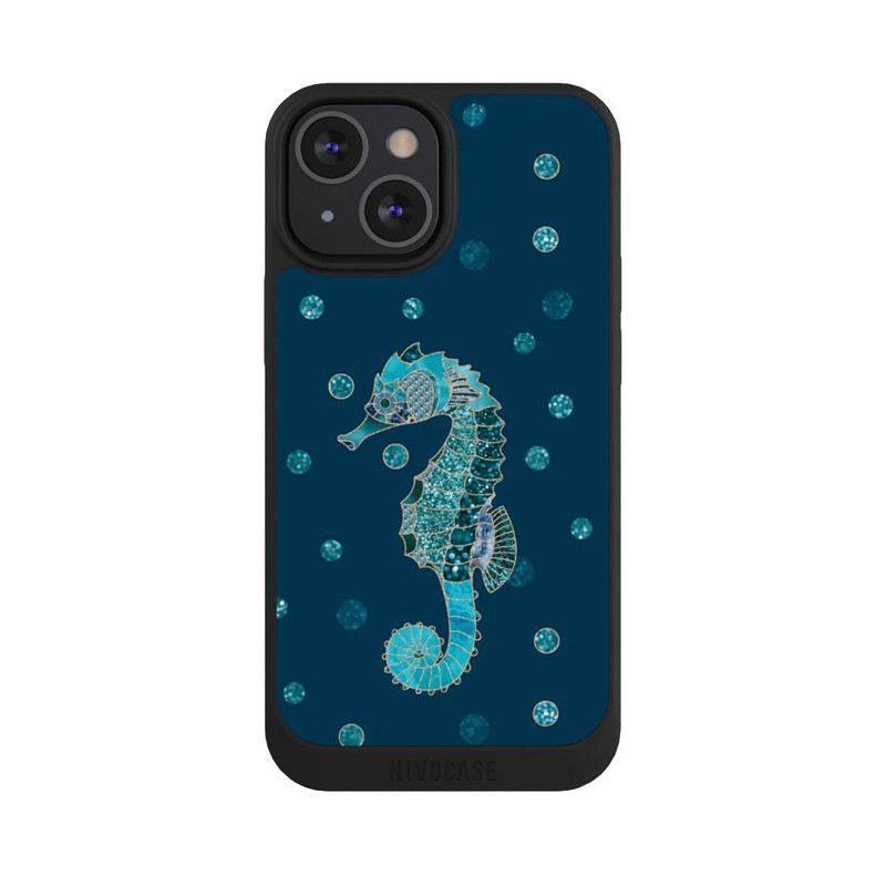 iPhone 13 Mini NIVOpure Glamour Sea Horse Art