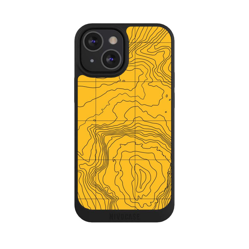 iPhone 13 Mini NIVOpure Berg gelbe Linien