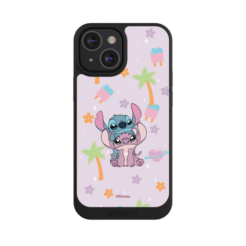 iPhone 13 Mini NIVOpure Stitch and Angel Cute Couple