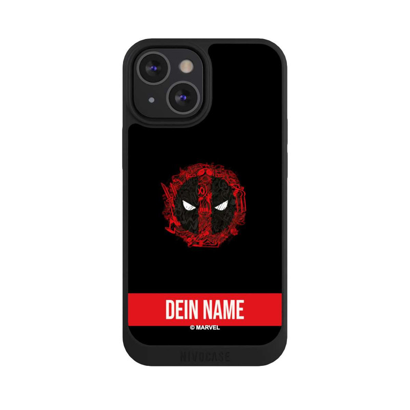 iPhone 13 Mini NIVOpure Deadpool Logo Personalisierbar