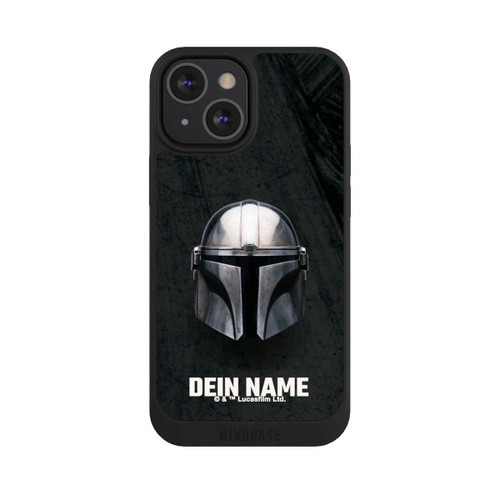 Apple iPhone 13 Mini NIVOpure Star Wars Mandalorian Black Helmet Personalisierbar