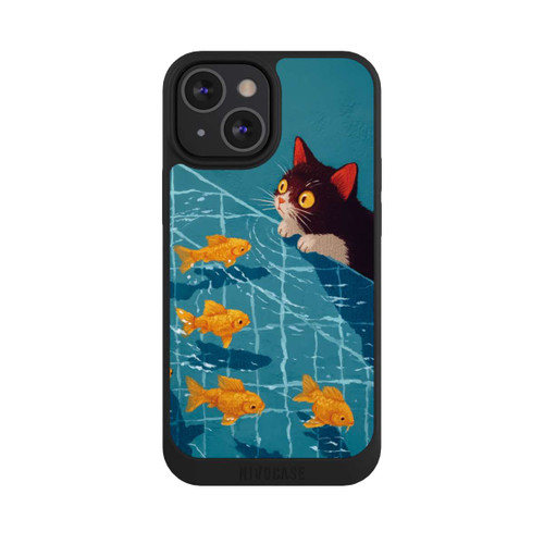 Apple iPhone 13 Mini NIVOpure Die Katze im Pool mit KI