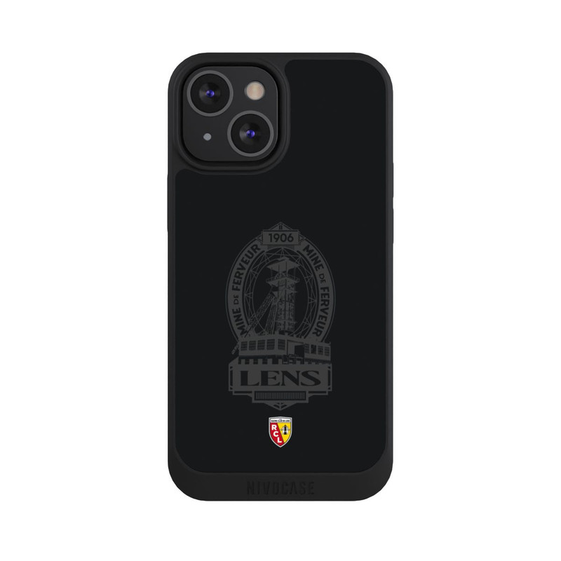 iPhone 13 Mini NIVOpure RC Lens Mine de Ferveur Emblème noir