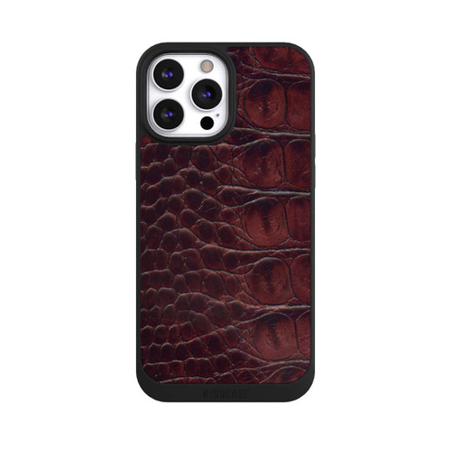 Apple iPhone 13 Pro Max NIVOpure Cuir de Crocodile