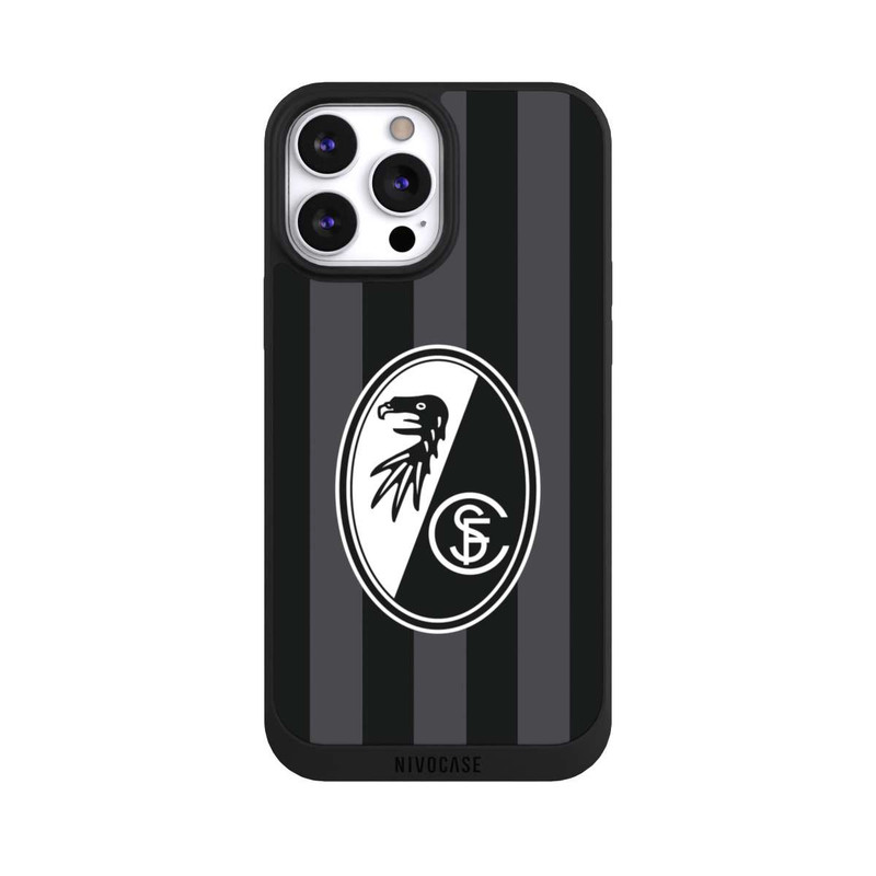 iPhone 13 Pro Max NIVOpure SC Freiburg - Grau Gestreift