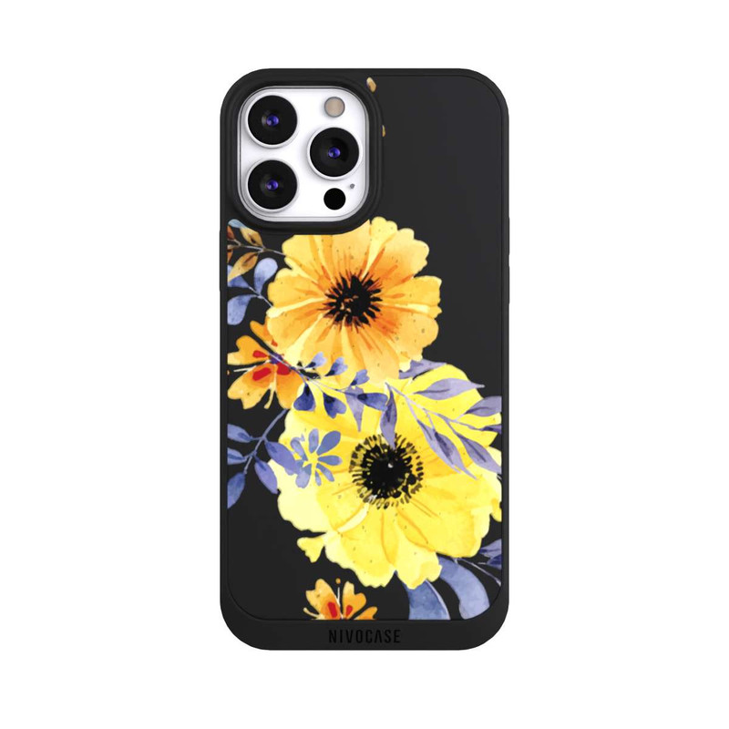 iPhone 13 Pro Max NIVOpure Gelbe schwedische Blumen