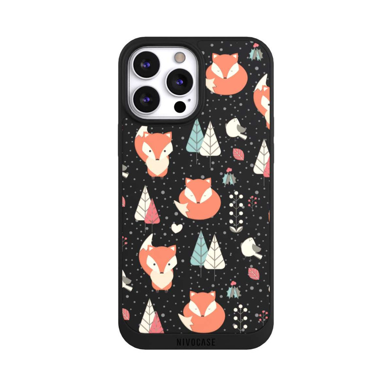iPhone 13 Pro Max NIVOpure Fox Pattern transparent