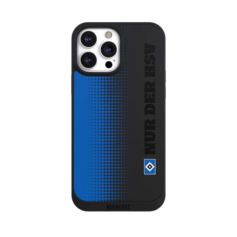 iPhone 13 Pro Max NIVOpure Nur der HSV - Trame losange bleue - sans fond