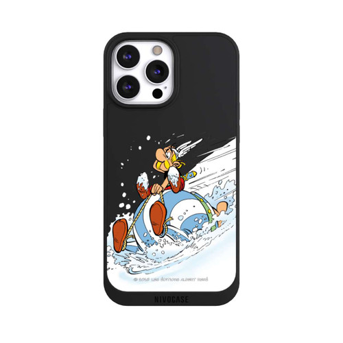 Apple iPhone 13 Pro Max NIVOpure Asterix &amp; Obelix Schlitten Transparent