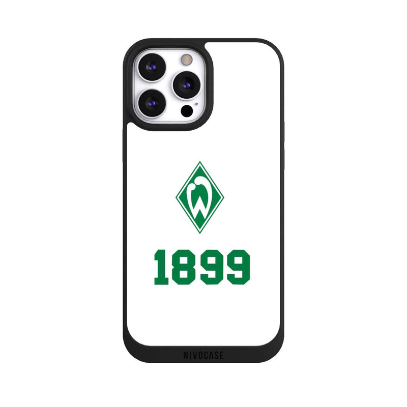 iPhone 13 Pro Max NIVOpure 1899 Grün-Weiß Lebenslang Weiss - Werder Bremen