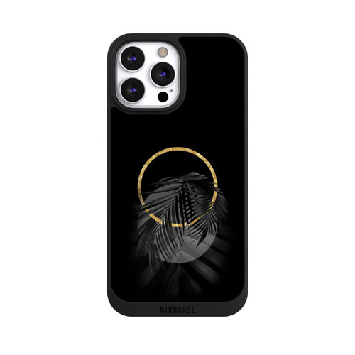 Apple iPhone 13 Pro Max NIVOpure Black Tropical Leaf