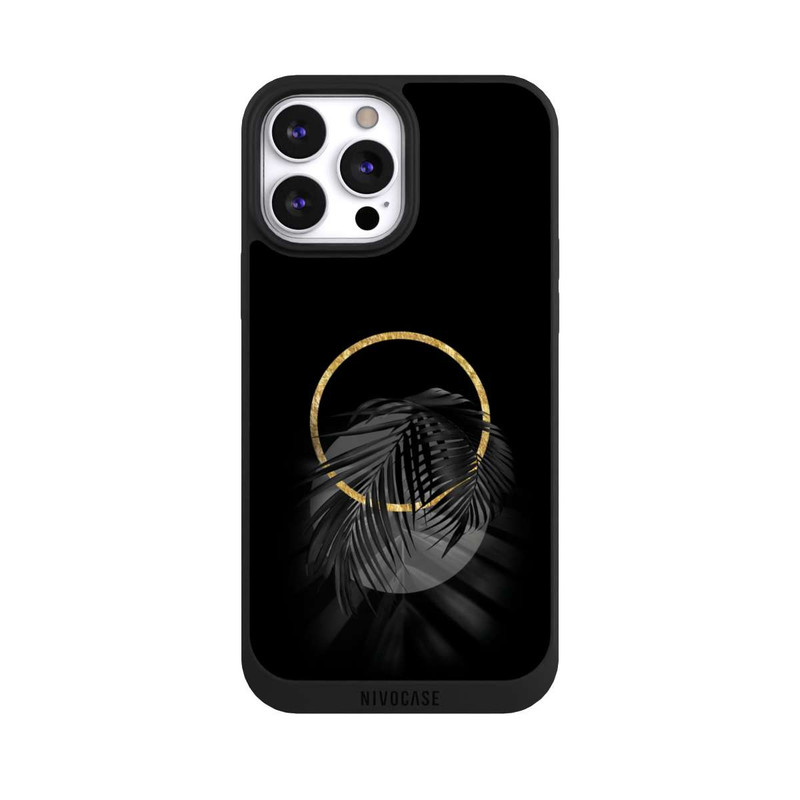 iPhone 13 Pro Max NIVOpure Feuille tropicale noire