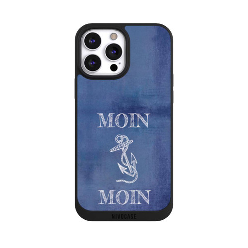 Apple iPhone 13 Pro Max NIVOpure Moin Anker grunge blau