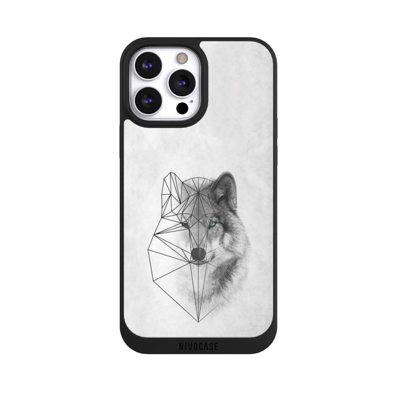 iPhone 13 Pro Max NIVOpure Polygonaler Wolf
