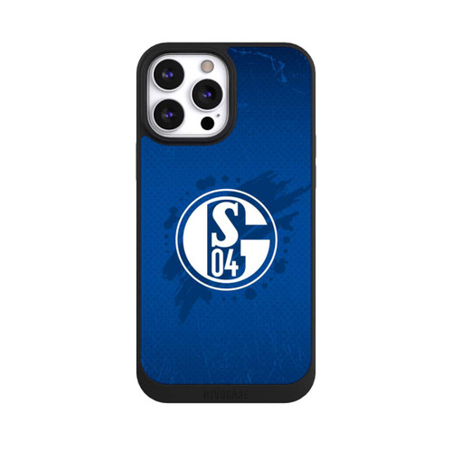 Apple iPhone 13 Pro Max NIVOpure Schalke 04 Farbe Fleck Blau