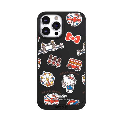 Apple iPhone 13 Pro Max NIVOpure Hello Kitty Londoner Abzeichen Transparent