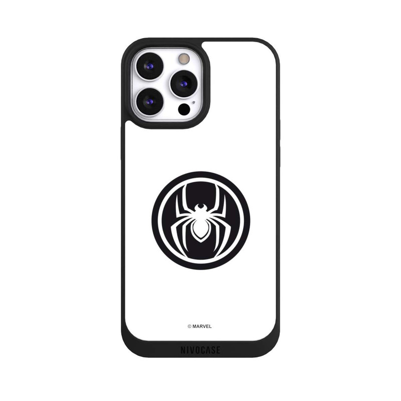 iPhone 13 Pro Max NIVOpure Spider-Man Spider Logo White
