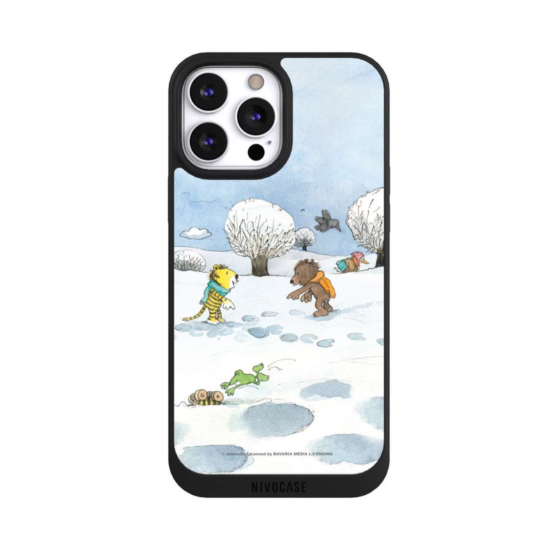 iPhone 13 Pro Max NIVOpure Kleiner Bär und kleiner Tiger im Schnee
