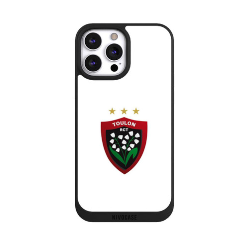 Apple iPhone 13 Pro Max NIVOpure Logo RC Toulonnais Blanc
