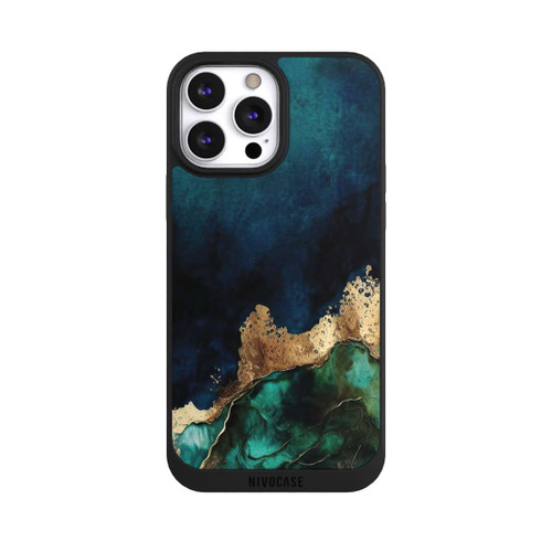 Apple iPhone 13 Pro Max NIVOpure Petrolblau mit Gold