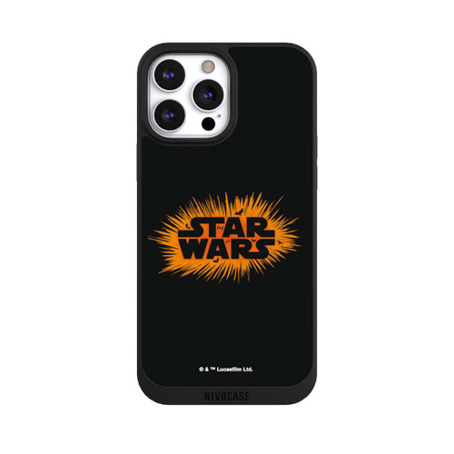 Apple iPhone 13 Pro Max NIVOpure Star Wars Logo Orange Halloween Explosion