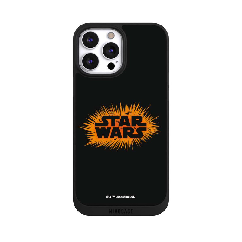 iPhone 13 Pro Max NIVOpure Star Wars Logo Orange Halloween Explosion