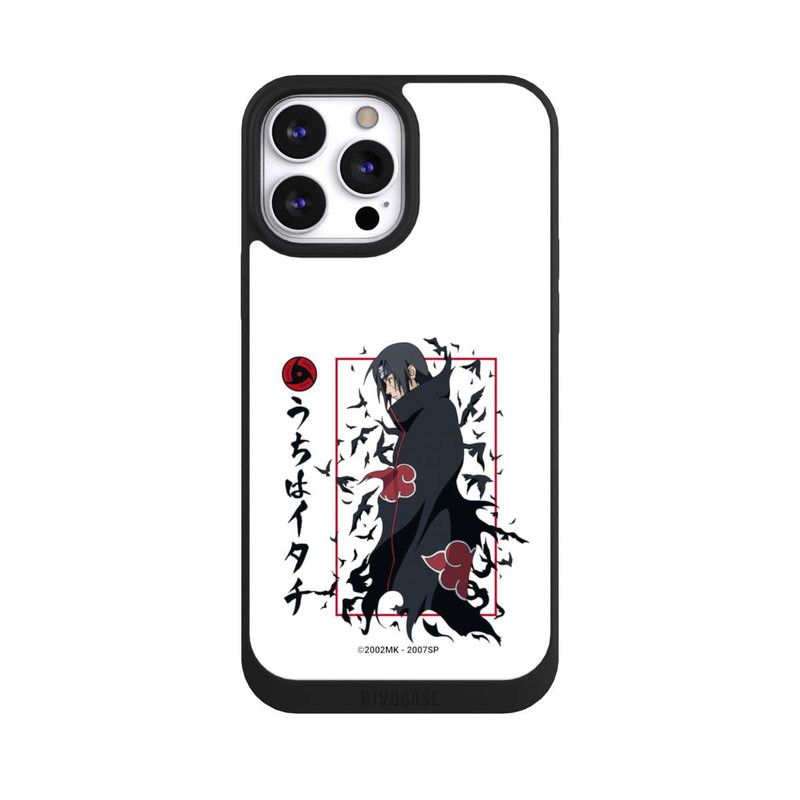 iPhone 13 Pro Max NIVOpure Les corbeaux Itachi blanche