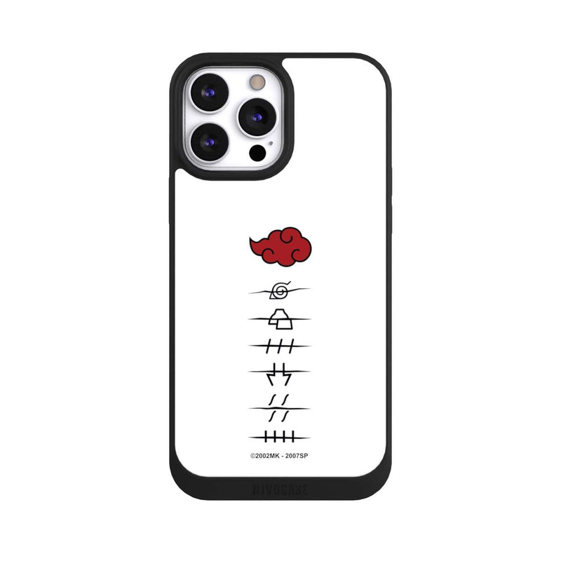 iPhone 13 Pro Max NIVOpure Akatsuki Mitgliedersymbole Weiß