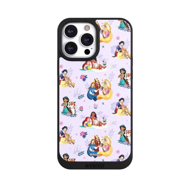iPhone 13 Pro Max NIVOpure Princess Floral Pattern Purple