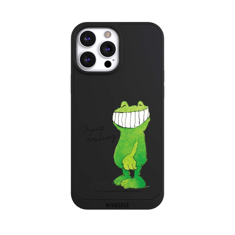 iPhone 13 Pro Max NIVOpure Frosch Keep Smiling Transparent