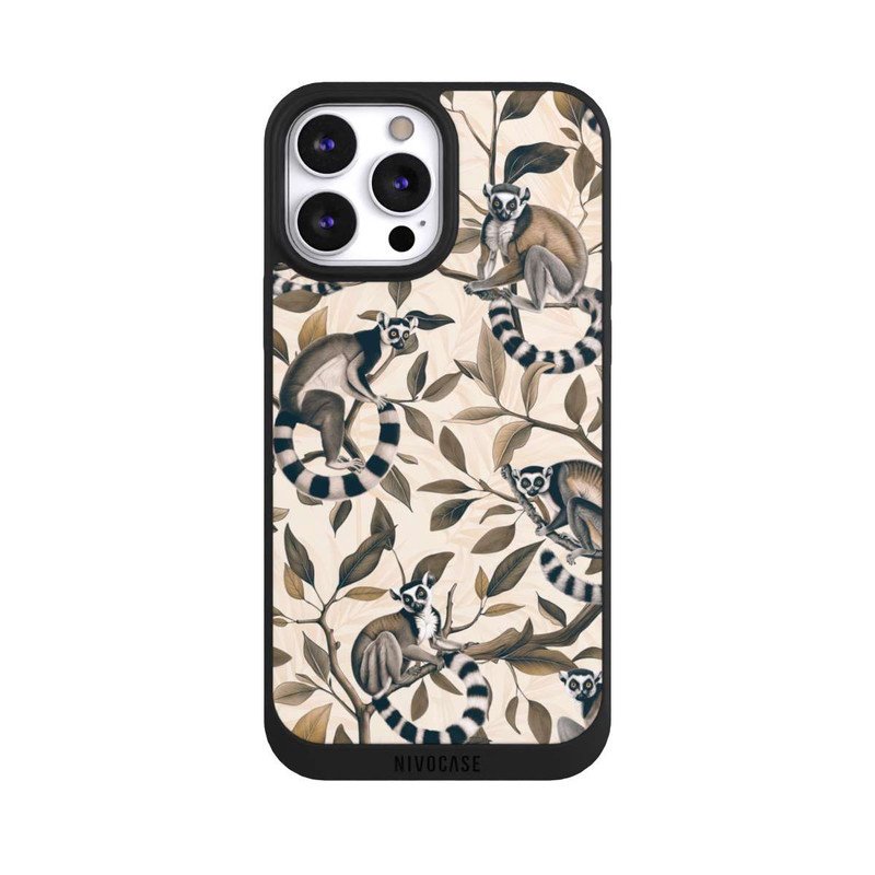 iPhone 13 Pro Max NIVOpure Lush Tropical Lemur Paradise with AI