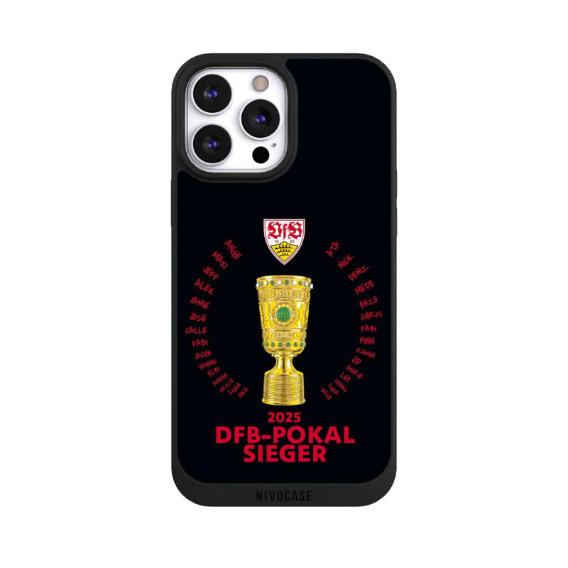 iPhone 13 Pro Max NIVOpure VfB DFB-Pokal Sieger Schwarz