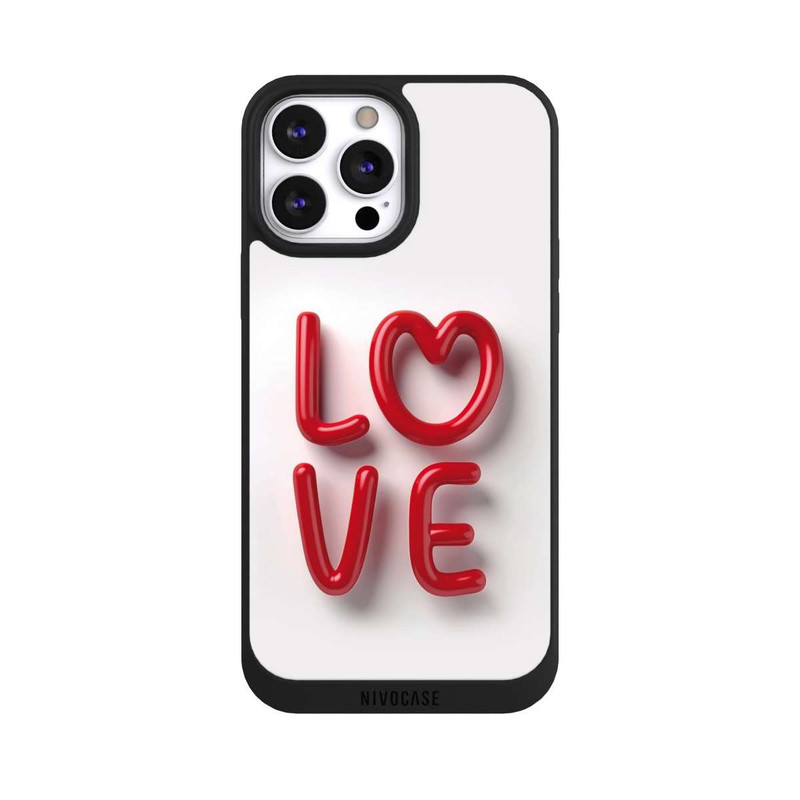 iPhone 13 Pro Max NIVOpure Love Statement Red with AI