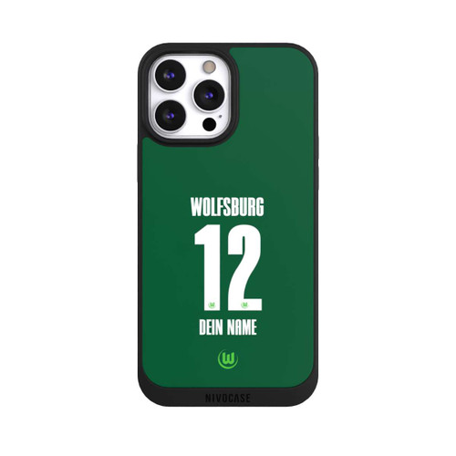 Apple iPhone 13 Pro Max NIVOpure VfL Wolfsburg Trikot Personalisierbar 25-26