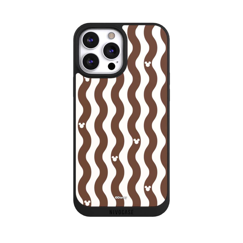 iPhone 13 Pro Max NIVOpure Mickey Mouse Brown Pattern Waves