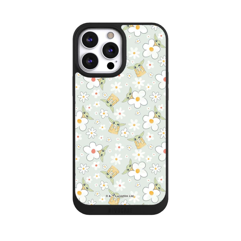 iPhone 13 Pro Max NIVOpure Baby Yoda Flower Pattern
