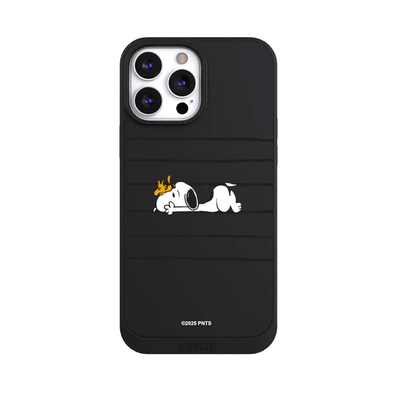 iPhone 13 Pro Max NIVOpure Snoopy Woodstock Stripes Peanuts Transparent