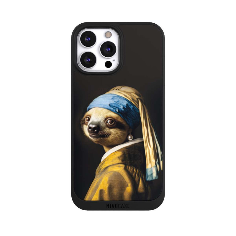 iPhone 13 Pro Max NIVOpure Faultier mit dem Perlenohrring
