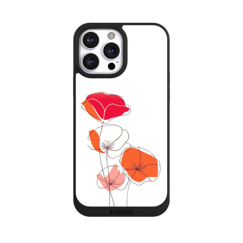 Apple iPhone 13 Pro Max NIVOpure Poppies Line Art