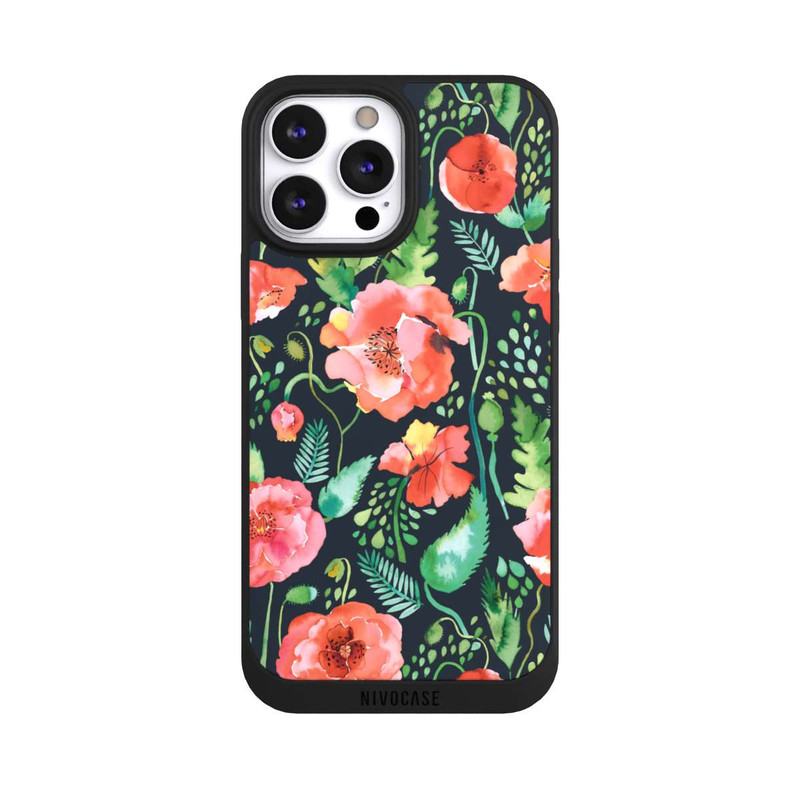 iPhone 13 Pro Max NIVOpure Mohnblumen Dunkle Wildnis