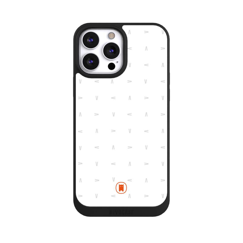 iPhone 13 Pro Max NIVOpure Nivocase Pattern White Grey
