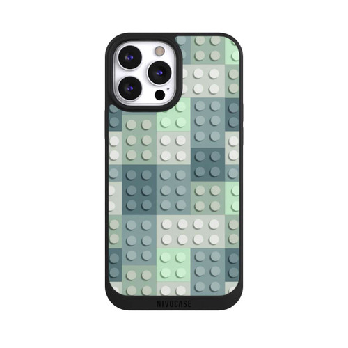 Apple iPhone 13 Pro Max NIVOpure Green Blocks Pattern