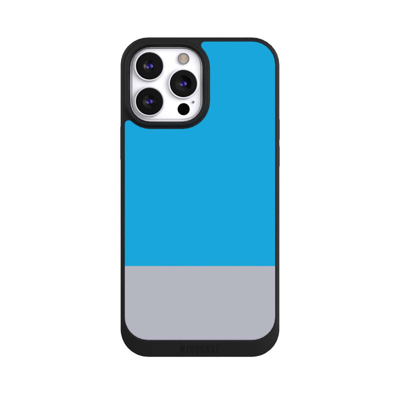 iPhone 13 Pro Max NIVOpure Combinaison de Couleurs Bleu Clair et Gris